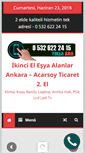 Mobile Screenshot of ikincielesyaalanlarankara.com